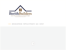Tablet Screenshot of berithbuilders.com